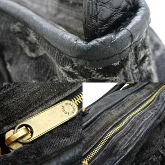 LOUIS VUITTON Monogram Denim Neo Cabby Bag Noir Black